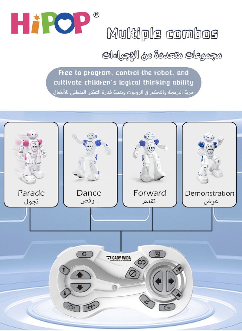 HIPOP - Intelligent RC Robot With Gesture Sensing,Programmable,Singing And Dancing,Children's Educational Interactive Robot Toy Gift - Image 1
