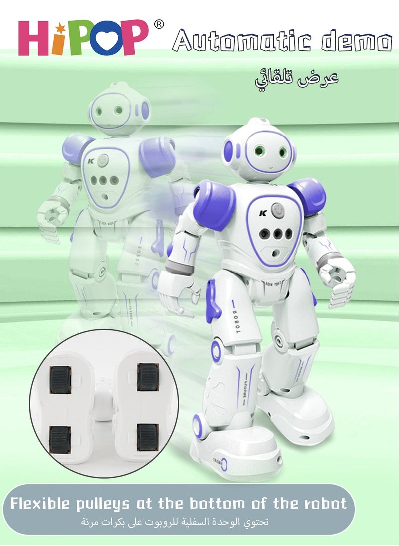 HIPOP - Intelligent RC Robot With Gesture Sensing,Programmable,Singing And Dancing,Children's Educational Interactive Robot Toy Gift - Image 1