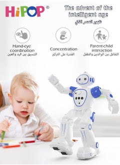 HIPOP Intelligent RC Robot With Gesture Sensing,Programmable,Singing And Dancing,Children's Educational Interactive Robot Toy Gift  - Image 3