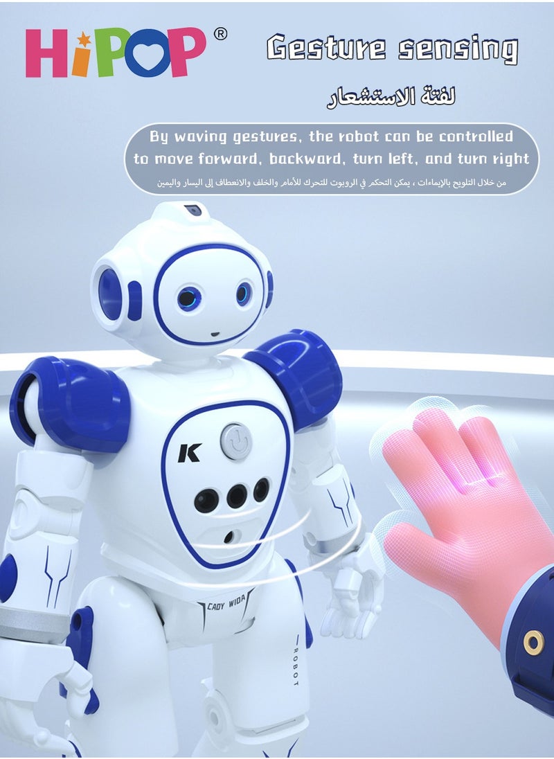 HIPOP - Intelligent RC Robot With Gesture Sensing,Programmable,Singing And Dancing,Children's Educational Interactive Robot Toy Gift - Image 1