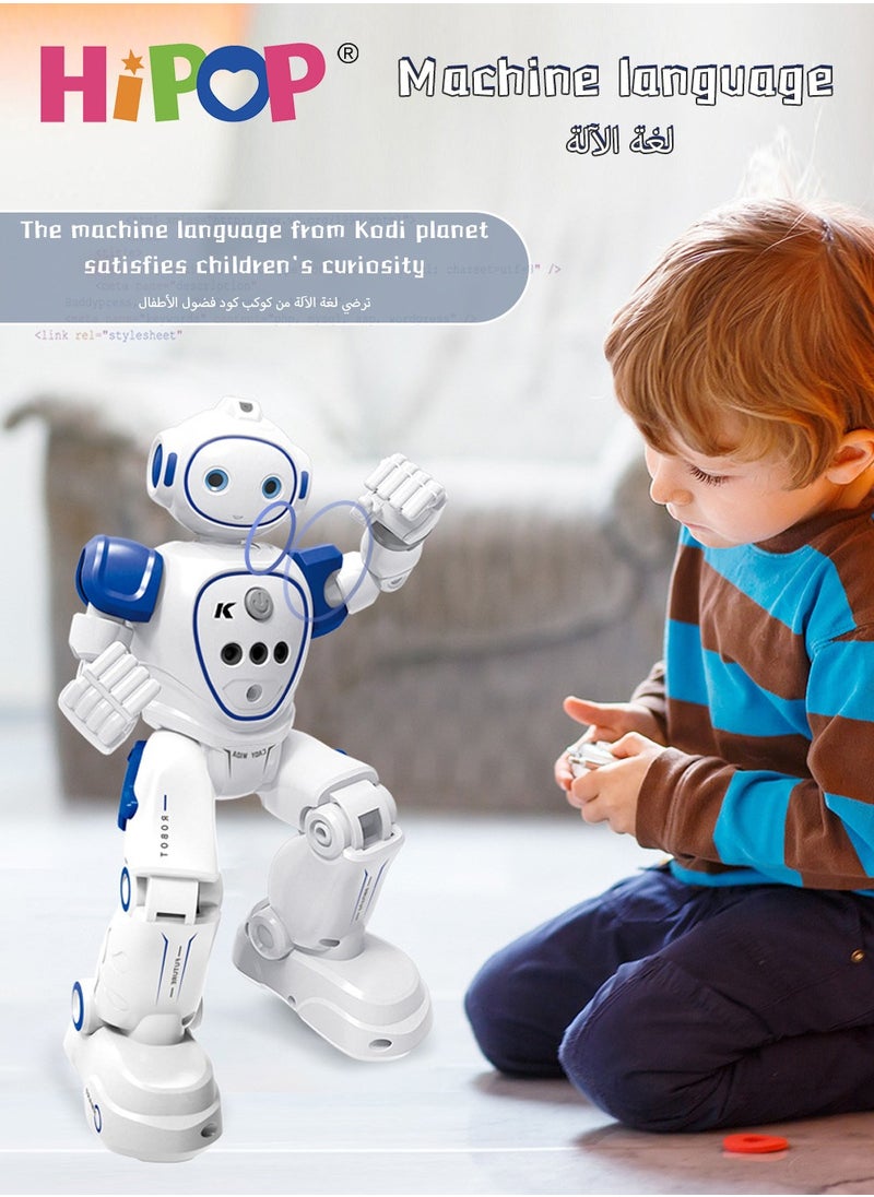HIPOP - Intelligent RC Robot With Gesture Sensing,Programmable,Singing And Dancing,Children's Educational Interactive Robot Toy Gift - Image 1