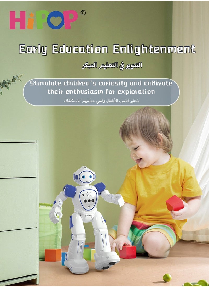 HIPOP - Intelligent RC Robot With Gesture Sensing,Programmable,Singing And Dancing,Children's Educational Interactive Robot Toy Gift - Image 1