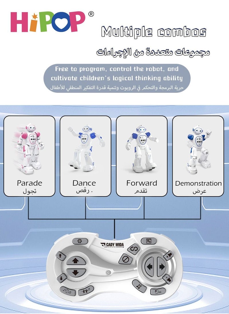 روبوت ذكي للتحكم عن بعد مع استشعار الإيماءات ، قابل للبرمجة والغناء والرقص ، هدية لعبة تعليمية تفاعلية للأطفال - pzsku/Z86920F66B2818F42D297Z/45/_/1683279057/777d8560-2426-4bfc-8c55-f2a3fa855e7c