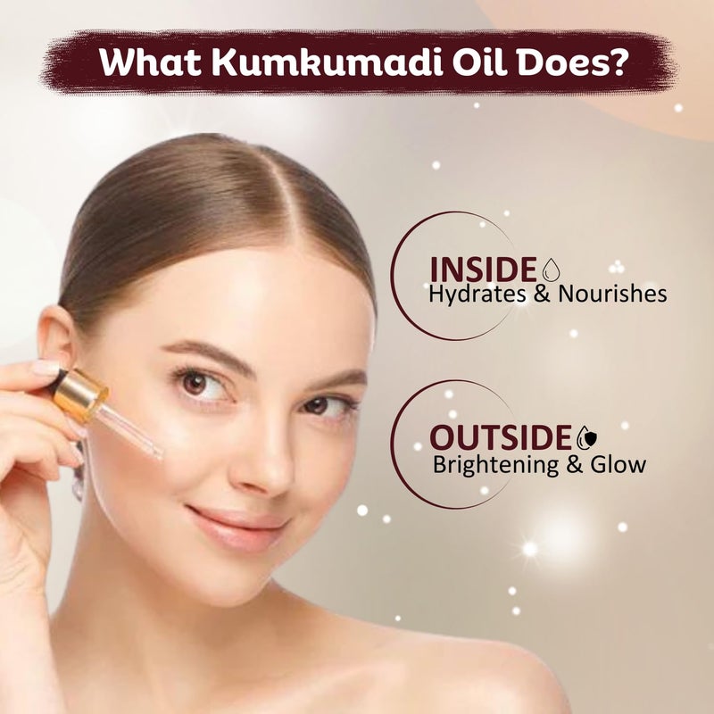 INTIMIFY Kumkumadi Oil For Face Kumkumadi Tailam For Glowing Skin For Women Men 15 ml - Image 2