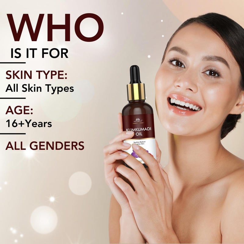 INTIMIFY Kumkumadi Oil For Face Kumkumadi Tailam For Glowing Skin For Women Men 15 ml - Image 4