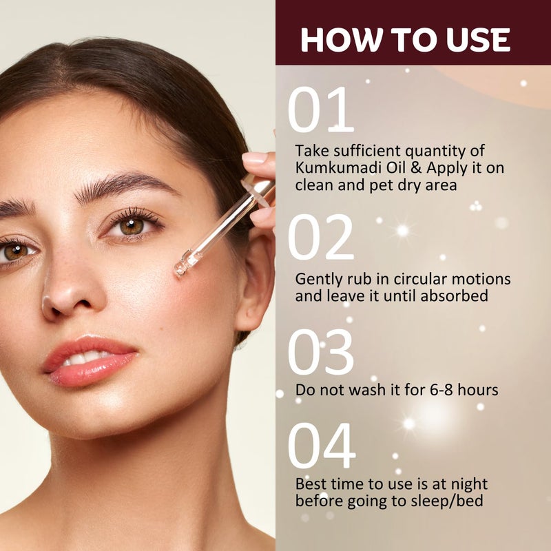 INTIMIFY Kumkumadi Oil For Face Kumkumadi Tailam For Glowing Skin For Women Men 15 ml - Image 5