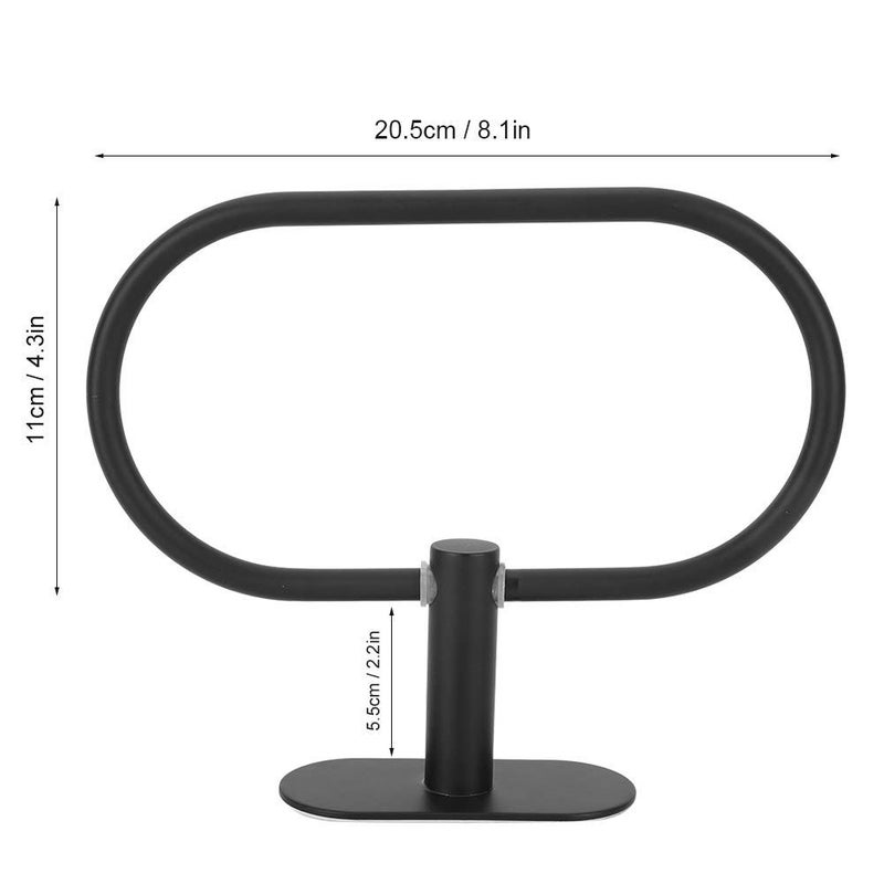 Stainless Steel Towel Rack No Drill Wall Mounted Bathroom Shelf Strong Adhesive Towel Holder 5kg Weight Capacity - Image 4