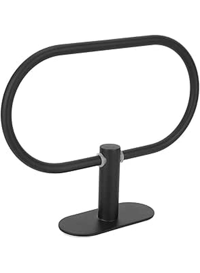 Stainless Steel Towel Rack No Drill Wall Mounted Bathroom Shelf Strong Adhesive Towel Holder 5kg Weight Capacity - Image 1
