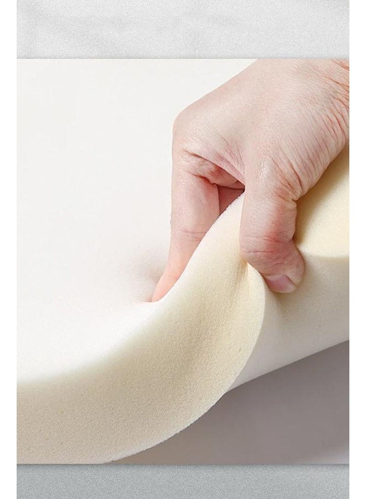 كيكي كرسي بار عصري قابل للتعديل مع مقعد مبطن دوار، وارتفاع قابل للتعديل، وتصميم أنيق للحانات باللون الأبيض - Image 3