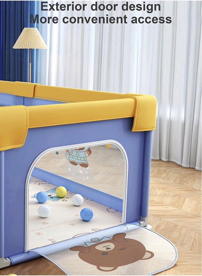 oldlaiben Baby Playpen 150*180cm, Play Pens for Babies and Toddlers Baby Fence Baby Play Yards for Indoor & Outdoor with Breathable Mesh Anti-Fall Playpen  - Image 4