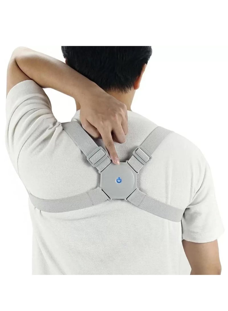 DubaiGallery Smart Posture Corrector for Adult Children Teenager Women Men with Intelligent Sensor Vibration Reminder - Adjustable Shoulder Humpback Straightener Correction Upper Back Brace Upright Trainer Belt - Image 2