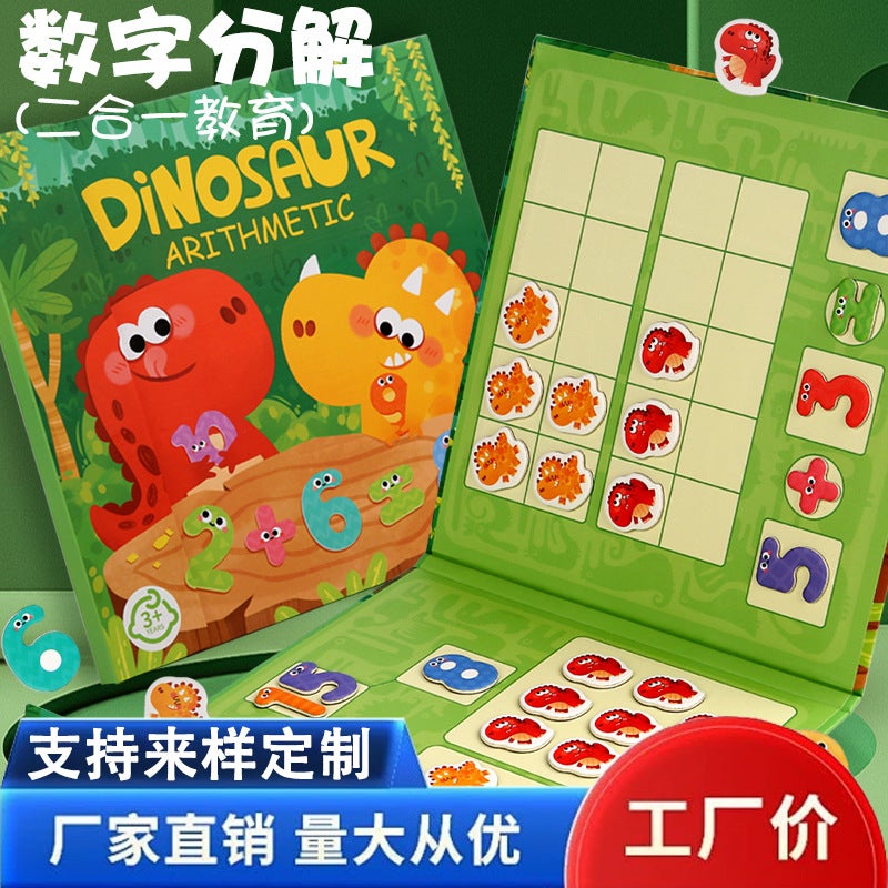 Kindergarten Ten-Grids Array Mathematics Addition And Subtraction Teaching Aids Artifact Enlightenment Kidsren'S Number Decomposition Within 10-20 - Image 2
