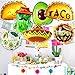 KatchOn Big Mexican Fiesta Balloons Pack of 7 Fiesta Party Decorations Mexican Balloon for Mexican Themed Party Decoration Fiesta Party Ballons Taco Birthday Party Decor Taco Balloons - Image 4