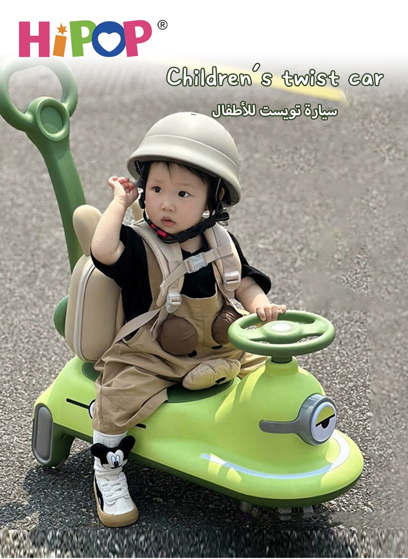 HIPOP - Ride on Toys for Kids,Magic Swing Ride on Car,Twist Car with Music and Light,Silent and Anti-Rollover,Children's Riding Toy - Image 1
