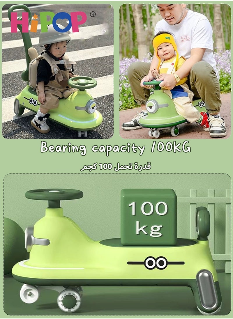 HIPOP - Ride on Toys for Kids,Magic Swing Ride on Car,Twist Car with Music and Light,Silent and Anti-Rollover,Children's Riding Toy - Image 1