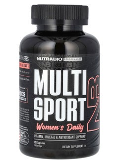 NutraBio MultiSport Women's Daily 120 Capsules 