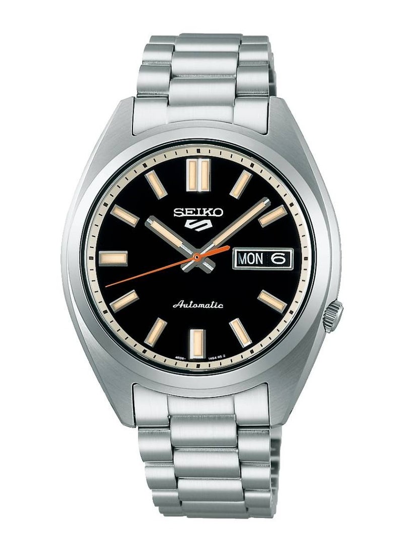 Seiko - Automatic Black Dial Stainless Steel Men's Watch SRPK89K1 - Image 1