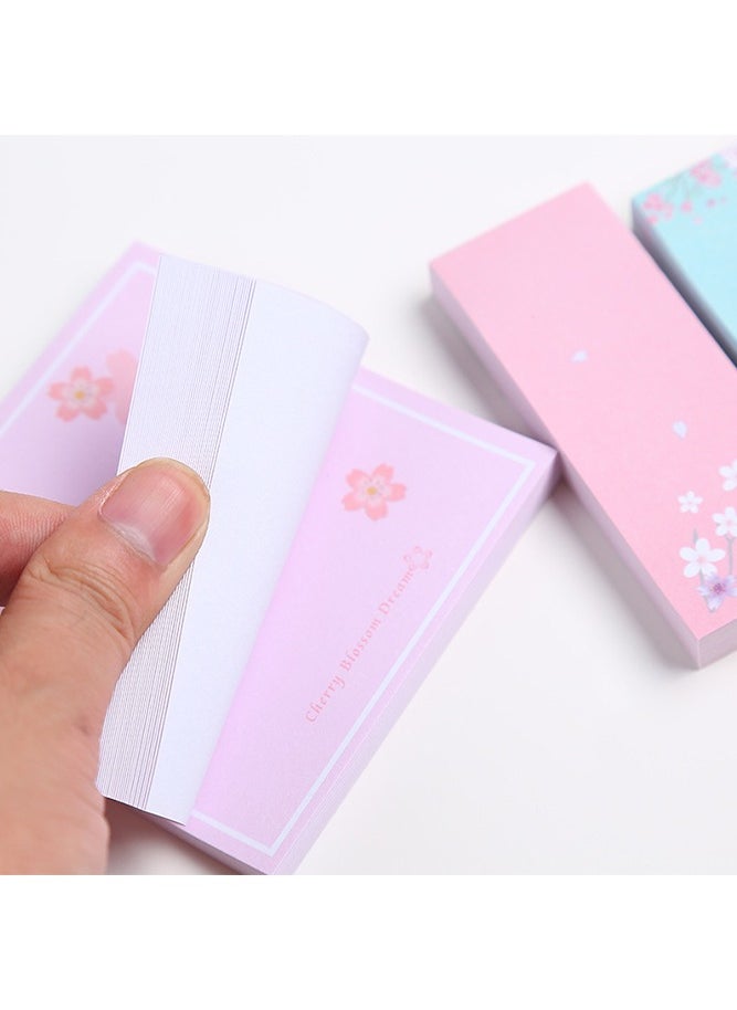 Generic - Cherry Blossom Sticky Notes Set with Organizer, Mini Self-Stick Index Tabs for Planner, Journal, Calendar (480 Sheets) - Image 1