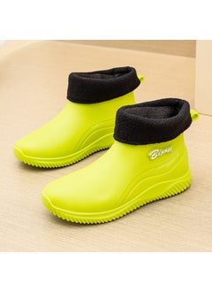 Generic 2023 Winter Couple Warm Rain Boots Unisex Detachable8815 Green [Cotton added]] 8815 Green [Cotton added]] 