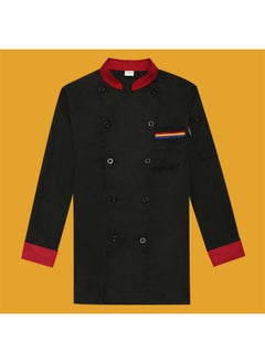 NIBEMINENT Summer Short Sleeve Chef Jacket Catering Chef Workwear Barista Baker Cook Coat Uniform Waiter Restaurant Hotel Clothes  - Image 1