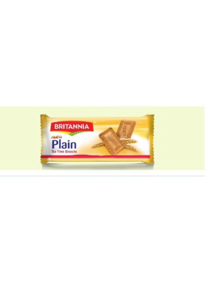 Britannia Nutro Tea Time Plain Biscuits -35grams Pack of 12 