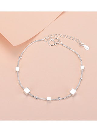 Bracelet inlaid with small squares