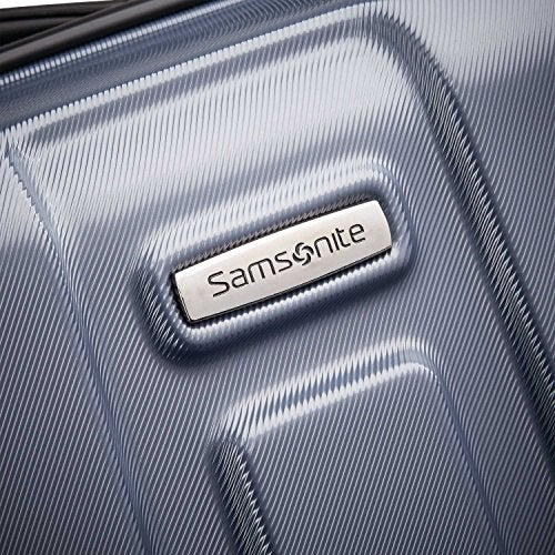 Samsonite Centric Hardside Expandable Luggage with Spinner Wheels, Blue Slate, Checked-Medium 24-Inch - Image 5