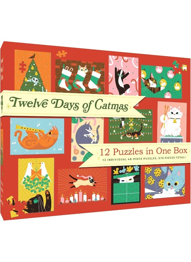 null - 12 Puzzles in One Box: Twelve Days of Catmas - Image 1