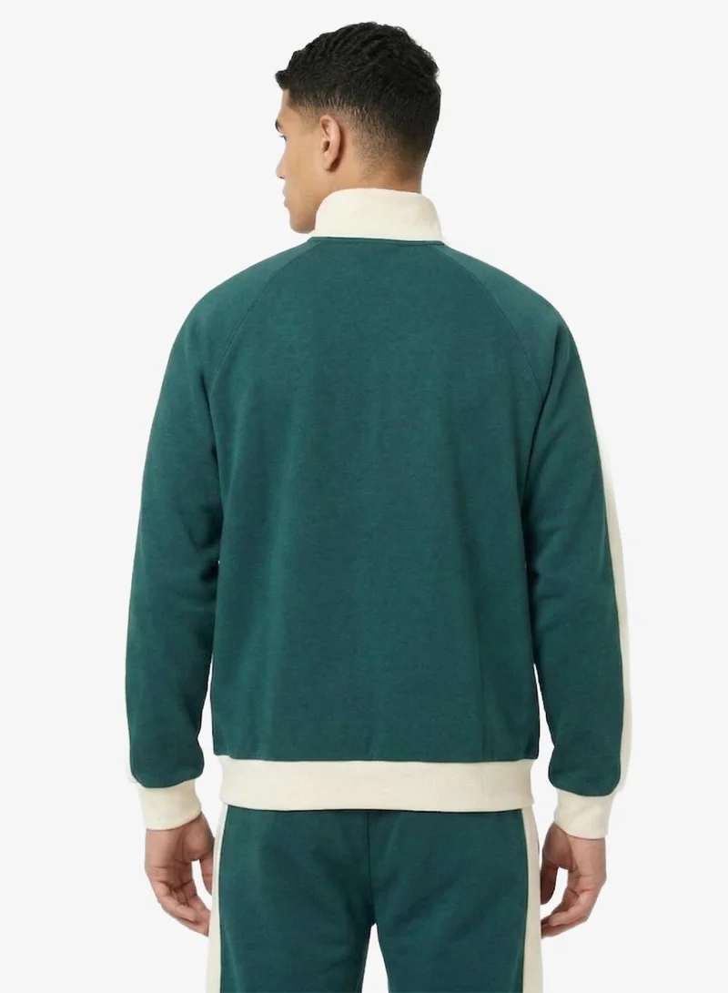 كارل كاني جاكيت رياضي بياقة مدورة بنقشة جانبية مميزة