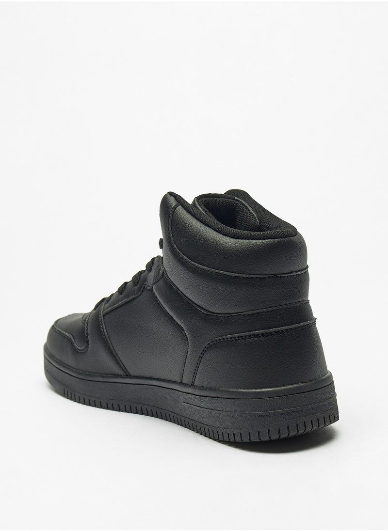 Kappa Mens Lace Up High Top Sneakers  - Image 2