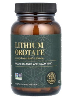 global healing center Lithium Orotate 10 mg 60 Capsules 
