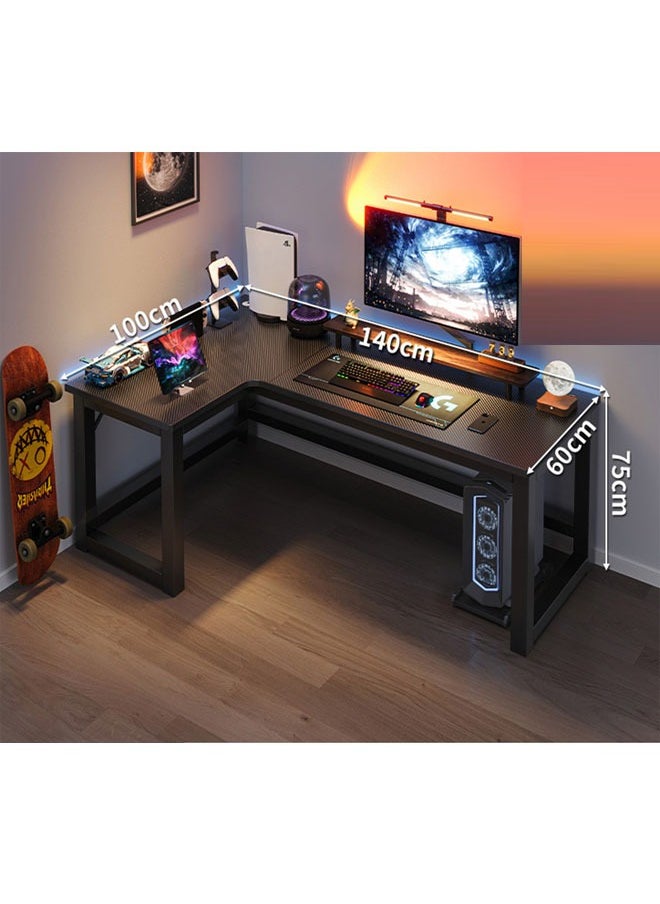 NKX - Computer and Multifunction Table Home Office Workstation 140X100 cm (Left Corner) - Image 1
