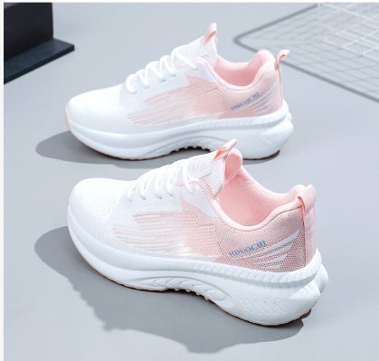 Sports Special Shoes for Senior High School Entrance Examination Womens sneaker Light Shock Absorbing Womens Running Shoes Junior High School Students Physical Test Running Shoes Pink 
