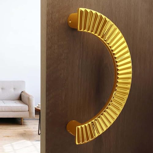 VOLO 8" Main Door D Handle/Door Handles for Main Door/Glass Door Handle/Pull Handles, for Home/Office/Hotels(Model- S-618, 160MM) (Pack of 1 Set) (Gold) - Image 5