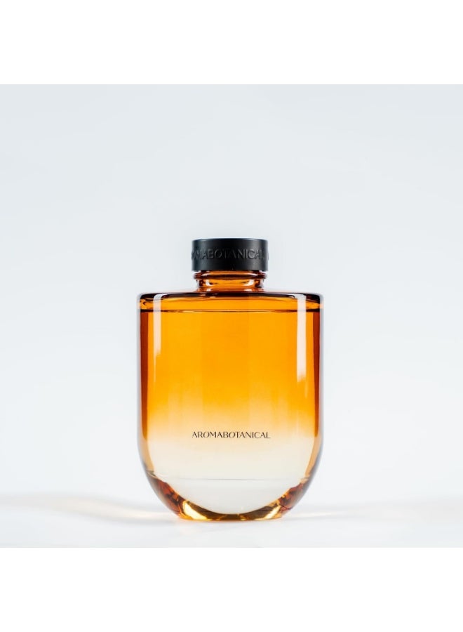 ALLURE Reed Home Diffuser Set 400ml – Orange & Sandalwood | Free 8 Fabric Reed Sticks | Stress Relief & Aromatherapy | Long-Lasting, Smoke-Free Air Freshener for Home & Office - Image 3