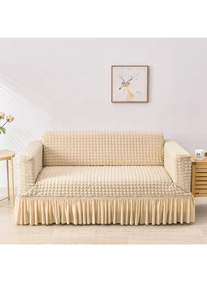 كريم كرسي فردي أريكة سيرسكر غطاء أريكة مرن قابل للتمدد غطاء أثاث واقي - Image 1