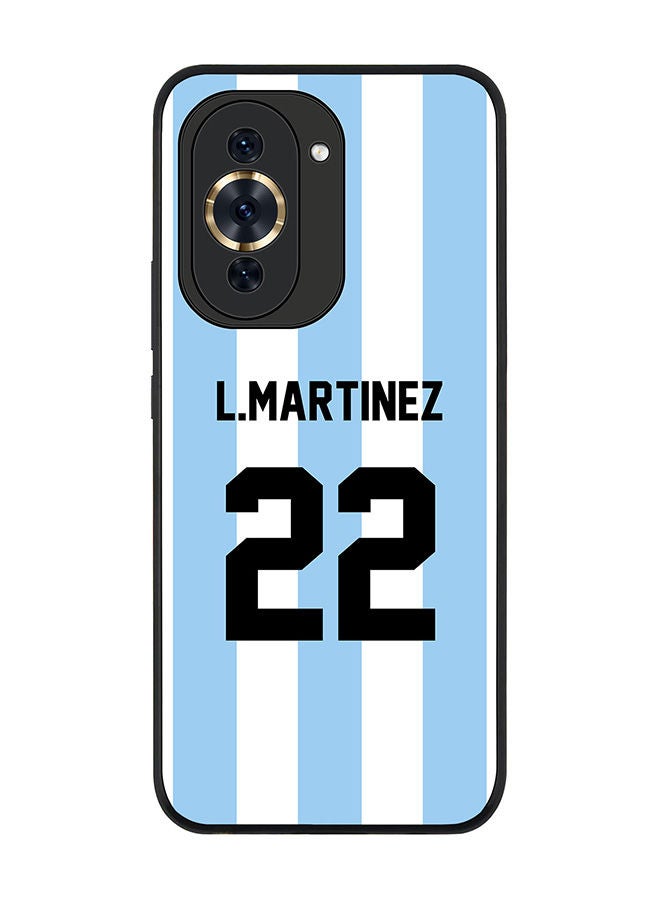 Stylizedd Rugged Black edge case for Huawei nova 10 4G Slim fit Soft Case Flexible Rubber Edges Anti Drop TPU Gel Thin Cover-Argentina-L.Martinez - Image 1