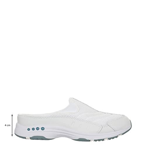 Easy Spirit womens Traveltime Mule, White 130, 10 X-Wide US - Image 3