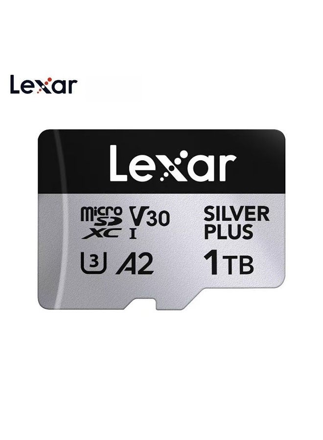 بطاقة ذاكرة Lexar Silver Plus سعة 1 تيرابايت، أداء عالي السرعة، متوافقة مع طائرات Dji بدون طيار وكاميرات الحركة والأجهزة اللوحية وكاميرات السيارات وغيرها - Image 1