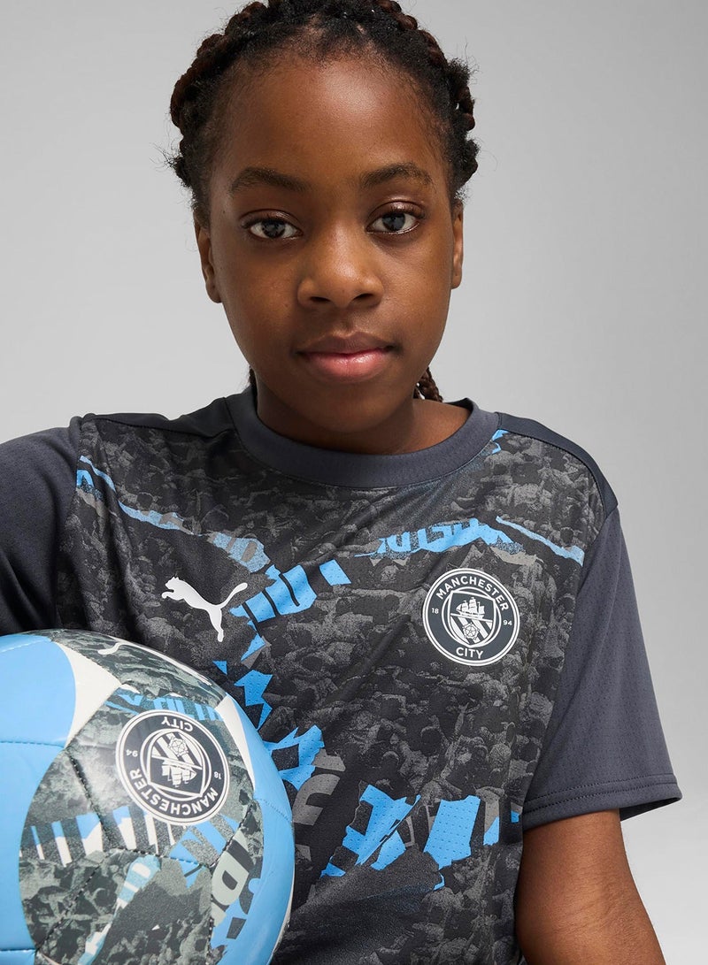 PUMA Youth Mancity Prematch Jersey - Image 3