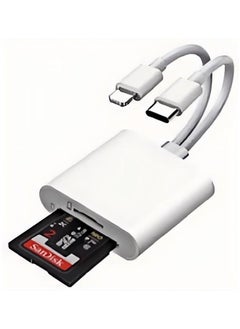 Occuwzz SD Card Reader for iPhone/iPad, Micro SD Card Reader with Dual Slots Compatible with iPhone  - Image 1