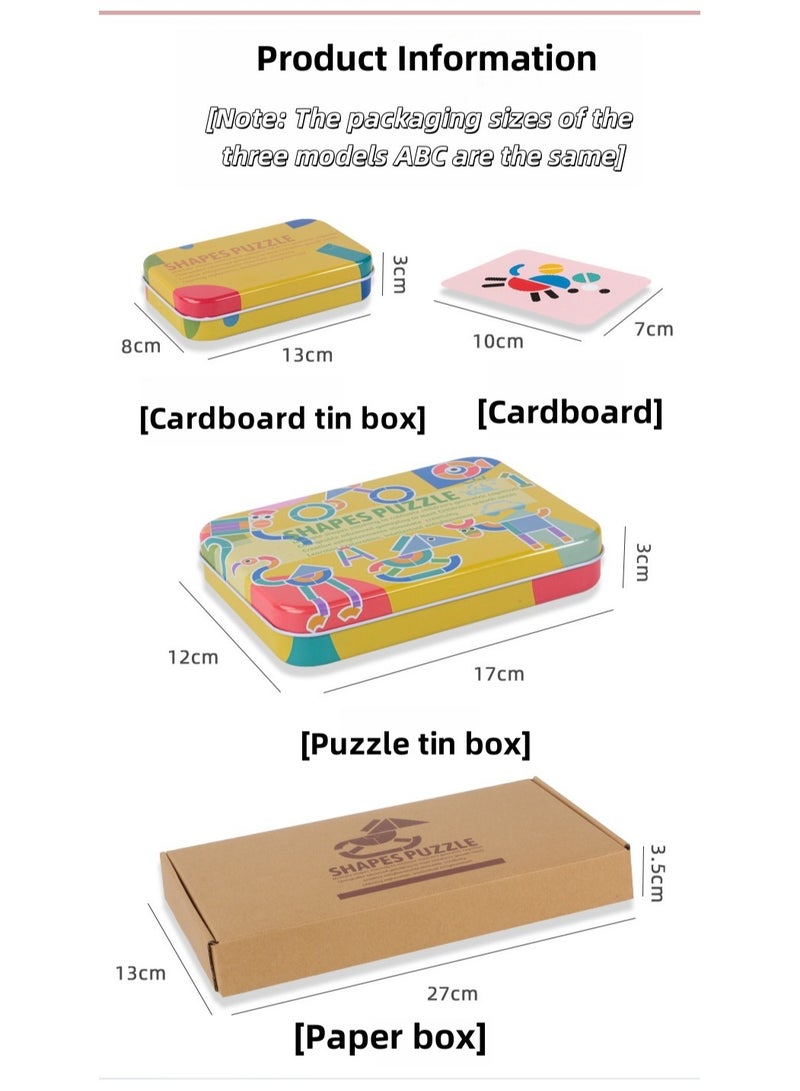 Montessori Wooden Car Puzzle Toy Educational Tangram Toy Kids Puzzle Game For Kindergarten & Home Learning Kids’ Brain Development & Creativity Perfect Gift For Toddlers - Image 5