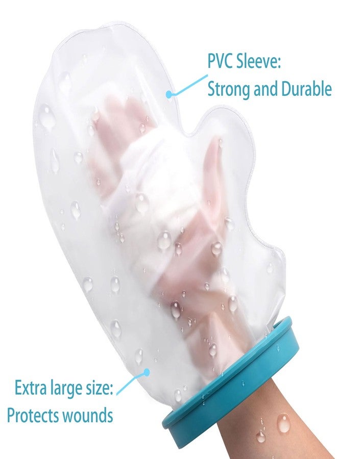WNHTFAC Waterproof Cast Covers for Shower Hand Adult, Cast Protector for Broken Wrist, Reusable Adult Half Arm Cast Sleeve Bag Hand Cast Cover for Swimming Bathing Arm Hand Wrist Finger, Keep Wounds Dry - Image 3