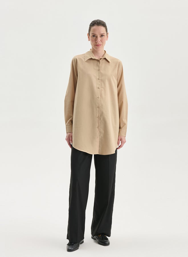 LC WAIKIKI Textured Women's Shirt Tunic - Image 2