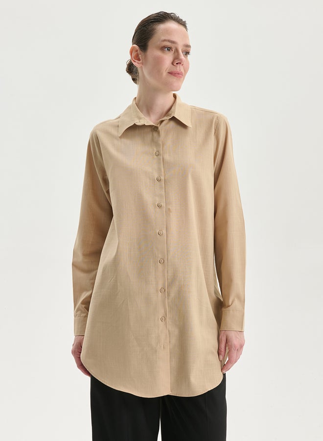 LC WAIKIKI Textured Women's Shirt Tunic - Image 1