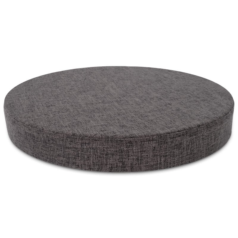 Tromlycs Round Chair Seat Cushion Pad 16 inch for Circle Stool Chairs Non Slip Decorative Foam Cushion Pillow 1 Piece 16 x 16 inches Gray