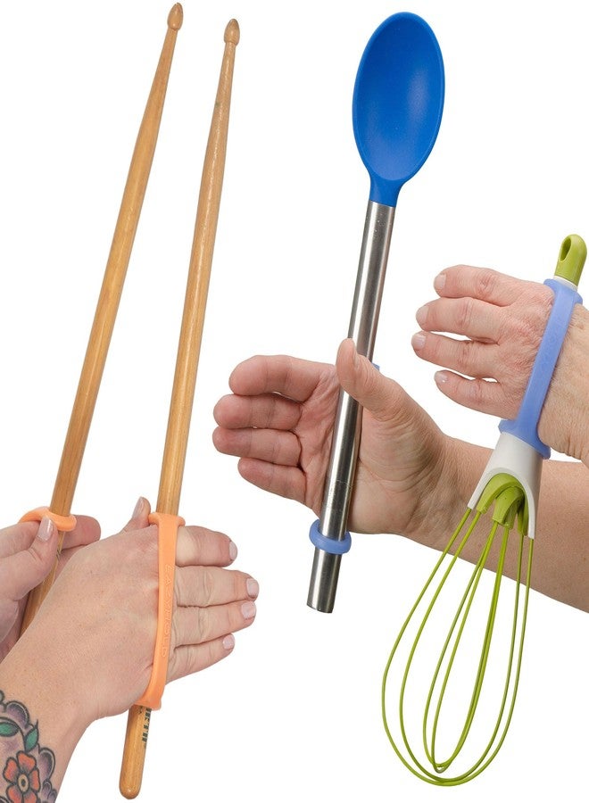 EaZyHold Assistive Cuff for Weak Grip, Daily Living Aid, Silicone Adaptive Handle, Limited Hand Mobility, Limb Loss, Arthritis, Cerebral Palsy, Stroke (10 Pack) - Image 5