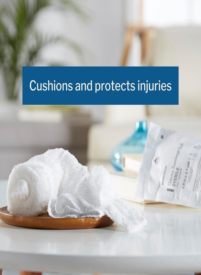 McKesson 12 Pack Sterile Gauze Roll Bandages, 4.5 in x 4.1 Yards, 6-ply Premium Medical Supplies & First Aid Supplies, Bandage Wrap Vet Wrap - Image 2