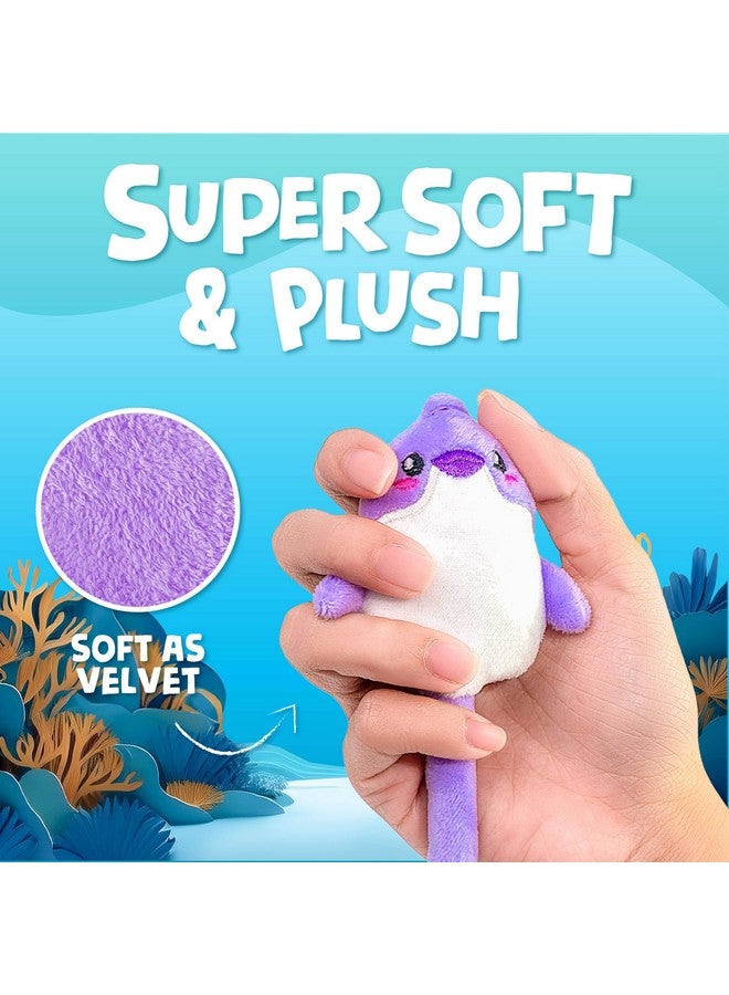 BUNMO Stocking Stuffers for Girls - Plush Pens 5 Pack - 10 Scented & Glittery Refills - Stocking Stuffers for Kids Teens Tweens - Fun Pens for Kids - Stuffed Animals for Girls Kawaii Stationery - Image 4