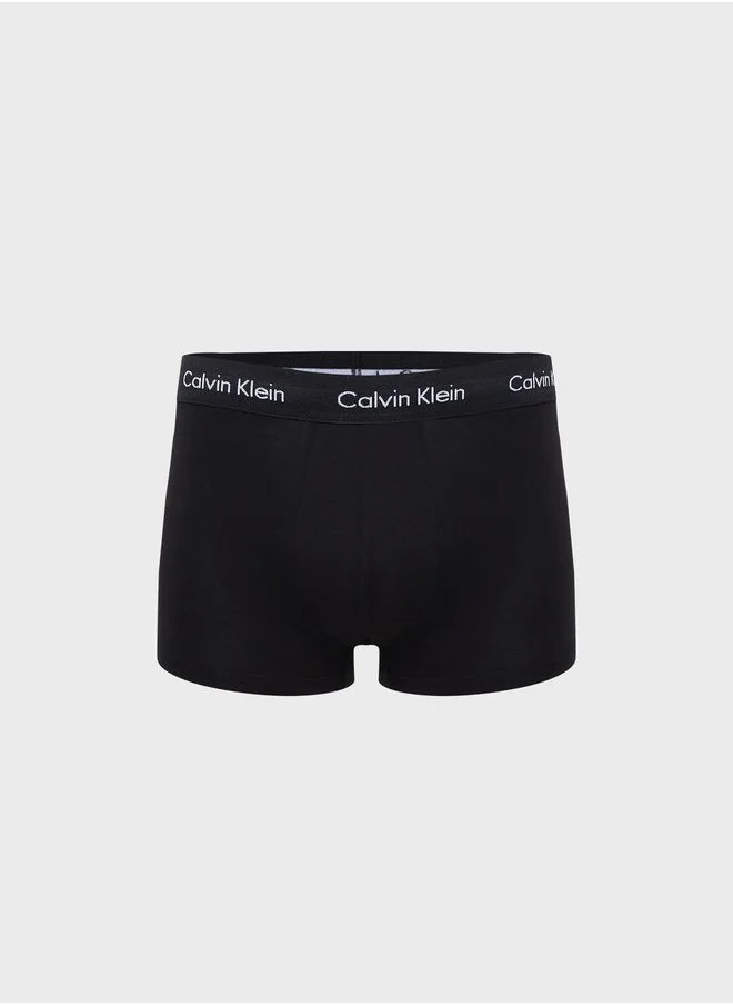 CALVIN KLEIN 3 Pack Logo Band Trunks